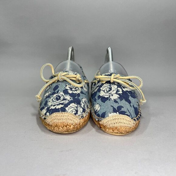Sperry Women's Size 8 Floral Print Espadrille Slip On Shoes - Picture 2 of 10